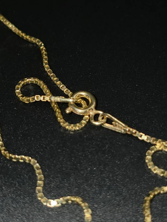 ✨ Moissanite Turtle Necklace – Gold Filled – 20” Box Chain – Luxury Sparkle ✨ - Picture 7 of 7